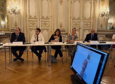 Rencontre avec Philippe Tabarot, Ministre des transports, avec mes collègues haut-savoyards pour évoquer les nombreux sujets de mobilité du département :